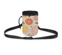 Sacchetto di dolcetti per cani con stampa di frutta colorata sacchetto di addestramento per cani Borsa da addestramento per cani da compagnia Borsa da addestramento per cani, Stampa frutta colorata,