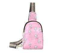 Sacchetto di fanny delle donne della pesca della figura del bastone alla moda carino borsa a tracolla per il viaggio