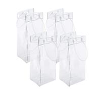 Sacchetto di ghiaccio del vino Borsa di raffreddamento della birra Borsa portatile pieghevole trasparente PVC bianco vino refrigeratore sacchetto di ghiaccio per il partito all'aperto bevanda fredda