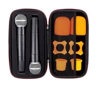 Sacchetto di immagazzinaggio del microfono portatile duro multifunzionale di ricarica del cavo di ricarica degli accessori della scatola di protezione EVA Travel, Beige, Semplice