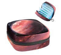 Sacchetto di immagazzinaggio del tovagliolo sanitario,Borsa mestruale,Borsa del cuscinetto,Galassia del pianeta dello spazio dell'universo,Sacchetto di periodo