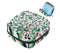 Sacchetto di immagazzinaggio del tovagliolo sanitario sacchetto mestruale della tazza del sacchetto delle ragazze viaggio grande capacità trucco assorbenti organizzatore, Buon Natale regalo modello,