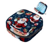 Sacchetto di immagazzinaggio del tovagliolo sanitario sacchetto mestruale della tazza del sacchetto delle ragazze viaggio grande capacità trucco assorbenti organizzatore , Buon Natale modello, Colore