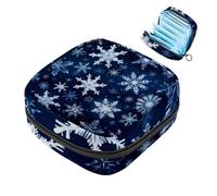 Sacchetto di immagazzinaggio del tovagliolo sanitario sacchetto mestruale della tazza del sacchetto delle ragazze viaggio grande capacità trucco assorbenti organizzatore , Buon Natale modello, Colore