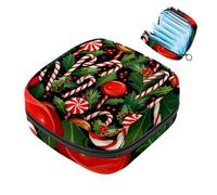Sacchetto di immagazzinaggio del tovagliolo sanitario sacchetto mestruale della tazza del sacchetto delle ragazze viaggio grande capacità trucco assorbenti organizzatore , Buon Natale modello, Colore