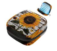 Sacchetto di immagazzinaggio del tovagliolo sanitario sacchetto mestruale della tazza del sacchetto delle ragazze di viaggio grande capacità trucco assorbenti organizzatore , Water Lily Lotus, Colore