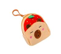 Sacchetto di immagazzinaggio delle cuffie Capybara Borse della moneta della peluche della borsa del trasduttore auricolare piccolo giocattolo Data Cable Case Cartoon Capybara Cambiare giocattolo