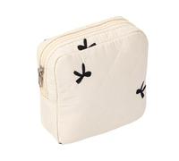 Sacchetto di immagazzinaggio per assorbenti | Elegante borsa portatile con cerniera per tamponi mestruali, borse mestruali, supporto per cuscinetti allattamento, sacchetti tamponi coppia