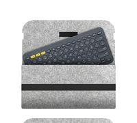 Sacchetto di immagazzinaggio per K380 tastiera tastiera senza fili di protezione di immagazzinaggio di corsa per il caso Anti Shock Nuovo (Light Gray)