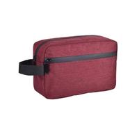 Sacchetto di lavaggio di modo partizione viaggio uscire pratico sacchetto cosmetico lavaggio pacchetto portatile lavaggio stoccaggio tuta impermeabile, Rosso, 8.66*5.90*3.14inch