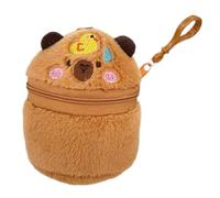 Sacchetto di memoria per le ragazze Cambio Portafoglio Ciondolo Cartoon Animal Box Bella Capybara Peluche Moneta, Little Yellow Duck