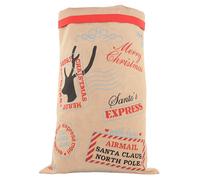 Sacchetto Di Natale Grande Sacchi Borsa Con Corda Regalo Presente Xmas Calza