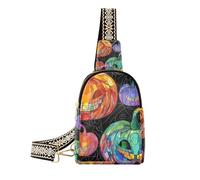Sacchetto di pannolino robusto del pacchetto del fanny pack della zucca del male di colore alla moda per il viaggio, Colore Zucca malvagia, 1 size