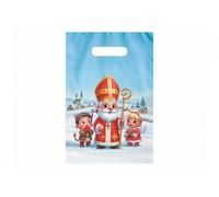 Sacchetto di plastica con motivo di San Nicola 20 × 30 cm