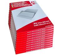 Sacchetto di Plastificazione Albyco A4 | Foglio di Plastificazione | Lucido | Da 10 Pacchetti da 100 Pezzi | Spessore 2x80 | (160) Microns