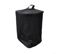 Sacchetto di polvere portatile del riscaldatore 8x8x12,5 pollici con | Per cerniera resistente, per design con patta superiore, accesso rapido, chiusura sicura, colore nero per riporre la casa