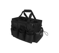 Sacchetto di pulizia indossabile organizzatore di forniture di pulizia per la pulizia della fognatura Farm Pipe, Nero , 45 cmx25 cmx27 cm