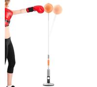Sacchetto di punzonatura riflesso in piedi - di reazione del sacco della velocità di boxe con supporto regolabile | Coordinamento a mano Coordinamento Allenatore di boxe, attrezzatura da allenam