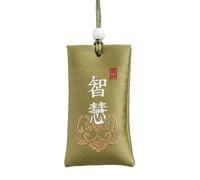 Sacchetto di sale spirituale buddista | Sale spirituale con bustina | Collana buddista dalla Cina | Collana spirituale sacchetto di sale per denaro | Talismano cinese classico per speranza,