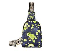 Sacchetto di scoiattolo verde sveglio del fumetto alla moda per le ragazze borsa a tracolla multiuso per le donne per il viaggio, Cartoon carino scoiattolo verde, 1 size