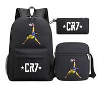 Sacchetto di scuola Set, Sacchetto di pranzo Matita Caso per gli alunni, Zaino leggero impermeabile, Office Worker Daypack(A1)