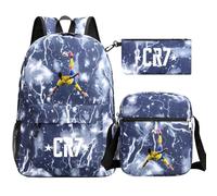 Sacchetto di scuola Set, Sacchetto di pranzo Matita Caso per gli alunni, Zaino leggero impermeabile, Office Worker Daypack(B2)