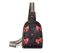 Sacchetto di spalla di San Valentino di arte etnica dell'arco alla moda impermeabile piccola borsa a tracolla per l'escursionismo