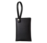 Sacchetto di stoffa tascabile, portatessuti impermeabili riutilizzabili, accessorio da viaggio portatile e compatto, ideale per lo stoccaggio, i viaggi e i lavori di lavoro, l'uso del luogo di, Nero,
