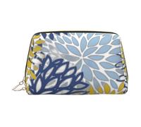 Sacchetto di trucco del cuoio della stampa dei fiori colorati per le donne borsa da toilette di viaggio per la borsa cosmetica degli articoli da toel