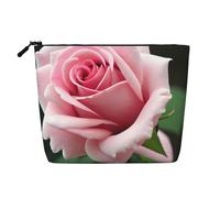 Sacchetto di trucco impermeabile sveglio della stampa del fiore di rosa per il sacchetto di toilette di viaggio della chiusura lampo delle