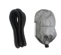 Sacchetto di vuoto di plastica di EVA per la lunghezza della smerigliatrice | Adatto a smerigliatrici autoadescanti a stelo lungo, include tubo da 4 m, polvere efficace per il controllo della fonte