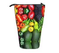 Sacchetto diritto della matita della stampa della frutta fresca delle verdure, sacchetto telescopico della matita, portatile per l'ufficio