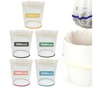 Sacchetto filtro a maglia fine - Sacchetto filtro riutilizzabile da 5 galloni | Sacchetto filtro colore | Colofonia di frutta, sacchetto di estrazione per medicina vegetale cinese, sacchetto filtro a