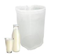 Sacchetto filtro in nylon - Sacchetto a rete riutilizzabile per succo e latte | Filtro fine per tè e noci | 8 misure per sopracciglia e produzione di vino | Filtro per alimenti per prodotti alimentari
