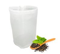 Sacchetto filtro in nylon - Sacchetto a rete riutilizzabile per succo e latte | Filtro fine per tè e noci | 8 misure per sopracciglia e produzione di vino | Filtro per alimenti per prodotti alimentari