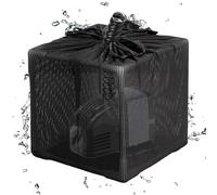 Sacchetto filtro per pompa 'acqua, sacchetto filtro multimediale, protezione anti-intasamento con cordino di serraggio e maglia fine per giardino acquario fontana esterna