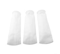 Sacchetto filtro PP non tessuto per il trattamento dell'acqua, riutilizzabile 25/50/100/150 filtrazioni, 105 mm di diametro x 380 mm di lunghezza, tessuto monofilamento di lana fisso termico (25um