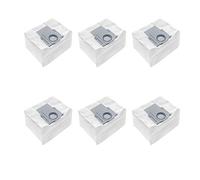 Sacchetto for la polvere compatibile con Xiaomi Robo Rock S8 Pro Ultra /S7 MaxV Ultra / Q5+ / Q7+ / Q7 Max+ / T8 Accessori for aspirapolvere robot (Color : 6 PCS)