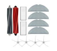 Sacchetto for la polvere del mocio con filtro della spazzola principale for accessori S8 Pro Ultra Spazzola laterale della parte dell'aspirapolvere robot S8+ (Color : 18)