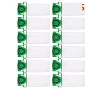 Sacchetto for la polvere Sacchetto for panno for la pulizia della polvere +1 pastiglie profumate For Jasmine for ricambi for aspirapolvere For Vorwerk VK200 Lodevole (Color : 12 Pcs)