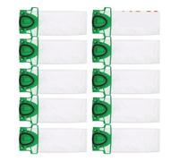 Sacchetto for la polvere Sacchetto for panno for la pulizia della polvere +1 pastiglie profumate For Jasmine for ricambi for aspirapolvere For Vorwerk VK200 Lodevole (Color : 10 Pcs)