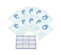 Sacchetto for la raccolta della polvere for aspirapolvere Micro Velvet di tipo P, compatibile con Bosch e Hoover Professional Hygiene BSG8000 468264 461707 Sacchetto for la raccolta della polvere di t