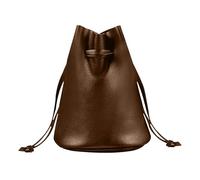 Sacchetto in pelle con coulisse, borsa nera con coulisse, piccola borsa regalo, sacchetti trasparenti per caramelle, in pelle sintetica nera, per uomini e donne per dadi, pietre, obiettivi della
