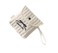 Sacchetto mestruale con fiocco ricamato cartone animato donna accessori di stoccaggio organizzatore cosmetici accessori moda donna, Big Black Bow 2, Come mostrato nella figura
