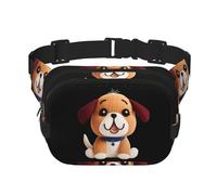 Sacchetto multifunzionale stampato del cucciolo del filato, borsa messenger unisex alla moda, borsa di immagazzinaggio di sport di viaggio