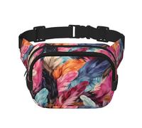 Sacchetto multifunzionale stampato della piuma della vita, borsa messenger unisex alla moda, borsa di immagazzinaggio di sport di viaggio