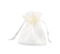 Sacchetto Organza Avorio Con Tirante 12.5x17 cm