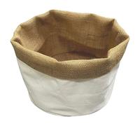 Sacchetto pane in cotone e poliestere, 20x18 cm crema, Natural