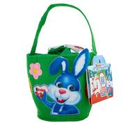 Sacchetto Pasquale "Caccia alle Uova" Decorato per kinder con 4 Pezzi: Cioccolato, SchokoBons, Cereali e Figura Cava Coniglietto 175 g