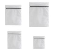 Sacchetto per bucato in rete riutilizzabile, Sacchetti for bucato in rete for reggiseni, scarpe, delicati, viaggi, casa, bianchi, multipli(4pcs)